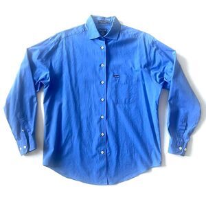 Façonnable Men’s Designer Oxford button up shirt in blue